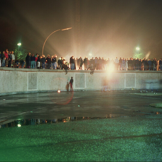 Fall der Berliner Mauer, die Nacht des  9. November 1989