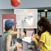 Veranstaltung des Forschungscampus Dahlem im Foyer in der Lansstraße 8