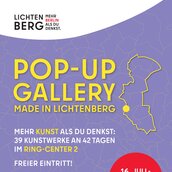Plakat, Pop-Up Gallery - Made in Lichtenberg