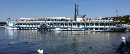 The ship Havel Queen at the Tegel Lake The ship Havel Queen at the Tegel Lake
