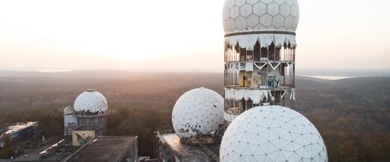 On the Teufelsberg with Secret Tours Berlin View over the Teufelsberg Berlin