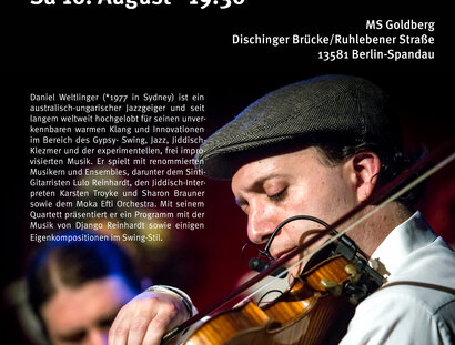 KEY VISUAL Daniel Weltlinger Quartett: Jewish Gipsy Swing