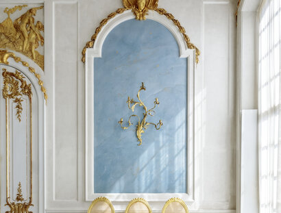 Blaue Galerie in den Neuen Kammern von Sanssouci