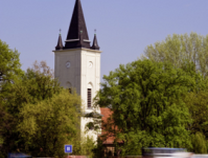Halbinsel Stralau mit Dorfkirche