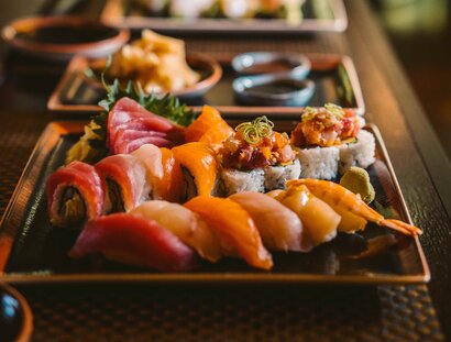 Sushi & Champagner im Vox Restaurant