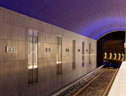 U-Bahn-Tunnel an der U-Bahnstation Museumsinsel