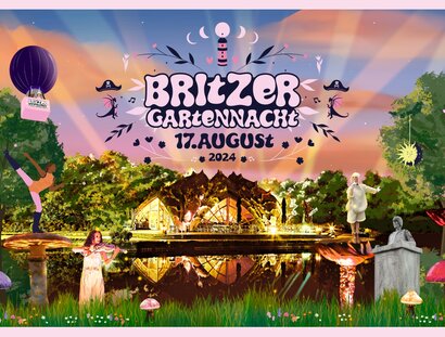 Key visual, Britzer Gartennacht 2024