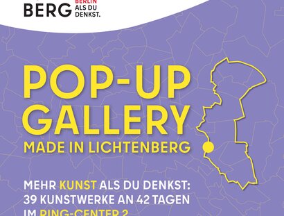 Plakat, Pop-Up Gallery - Made in Lichtenberg