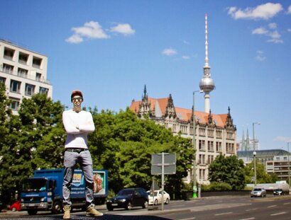 3D Skulptur "Mann in Berlin"