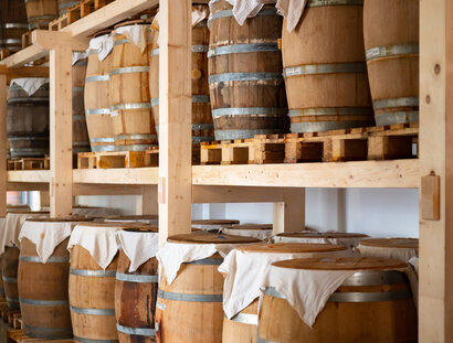 The products of Mimi Ferments during fermentation in wooden barrels