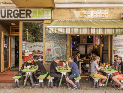 Burgerladen Burgeramt im Kiez Boxhagener Platz