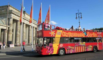 Stadtrundfahrt mit dem Bus von "Berlin City Tour"