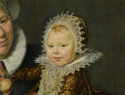 Frans Hals, Catharina Hooft mit ihrer Amme, Detail, um 1619/20