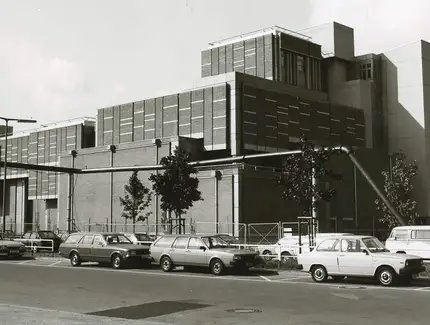 Bau des Kunstgewerbemuseums, ca. 1985 Bau des Kunstgewerbemuseums, ca. 1985