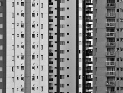 Hohe Wohnhäuser in São Paulo