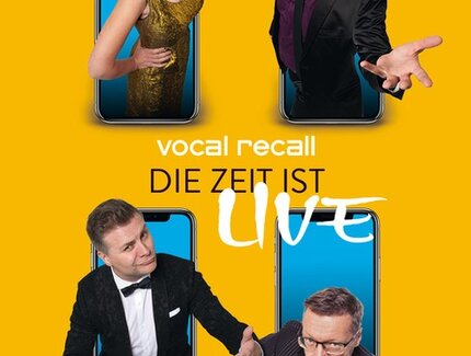 KEY VISUAL Vocal Recall - Die Zeit ist live