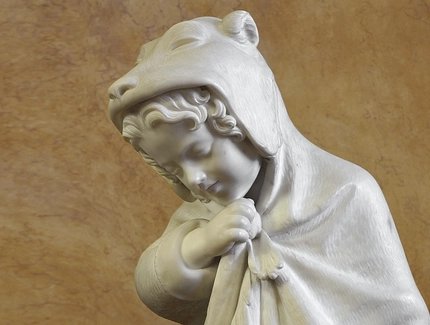 Emil Wolff, Winter, um 1845, Marmor Emil Wolff, Winter, um 1845, Marmor