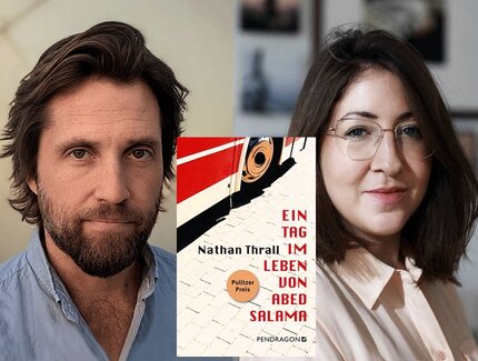 KEY VISUAL Autorin Deborah Feldman & Pulitzer-Preis-Gewinner Nathan Thrall: Ein Tag im Leben von Abed Salama