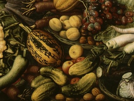 Pieter Aertsen, Marktfrau am Gemüsestand (Detail), 1567 Pieter Aertsen, Marktfrau am Gemüsestand (Detail), 1567