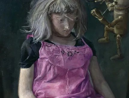 Gudrun Brüne, Die Modellpuppe, 1987, Öl auf Leinwand, Nationalgalerie, Staatliche Museen zu Berlin / Andres Kilger Gudrun Brüne, Die Modellpuppe, 1987, Öl auf Leinwand, Nationalgalerie, Staatliche Museen zu Berlin / Andres Kilger