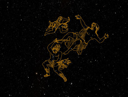 Sternbilder Andromeda, Cassiopeia und Perseus