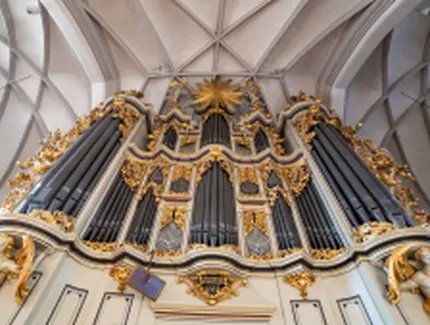 Blick auf die Orgel in der St. Marienkirche Mitte Blick auf die Orgel in der St. Marienkirche Mitte