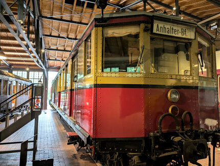 Ein historischer S-Bahnwagen aus dem Jahr 1928