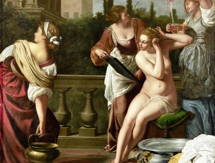 Artemisia Gentileschi: Bathseba im Bade Artemisia Gentileschi: Bathseba im Bade