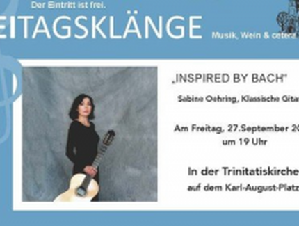 KEY VISUAL FREITAGSKLÄNGE - „INSPIRED BY BACH“