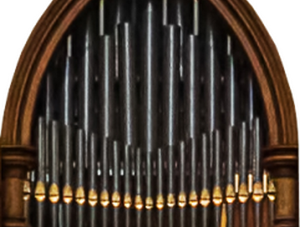 Detail einer Orgel