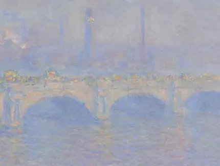 Claude Monet, Waterloo Bridge, Detail, 1903 Claude Monet, Waterloo Bridge, Detail, 1903
