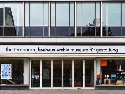 the temporary Bauhaus-Archiv Museum für Gestaltung the temporary Bauhaus-Archiv Museum für Gestaltung
