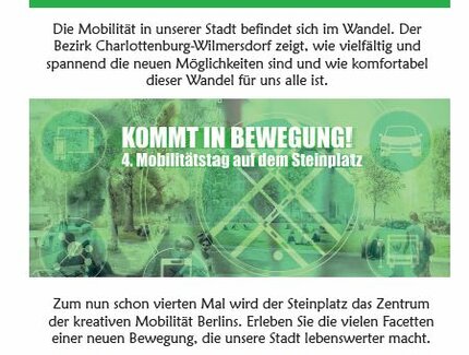 Veranstaltungen in Berlin: 4. Mobilitätstag auf dem Steinplatz