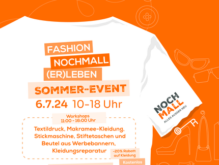 KEY VISUAL Sommer-Event: Fashion NochMall (er)leben