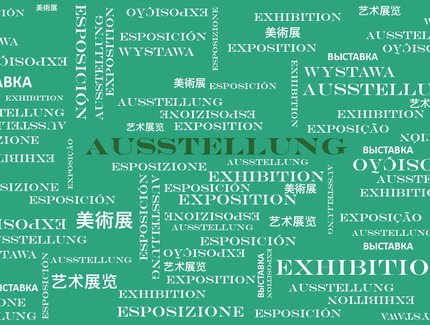 Symbolbild Grafik Ausstellung grün Symbolbild Grafik Ausstellung grün