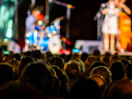 Publikum beim Konzert