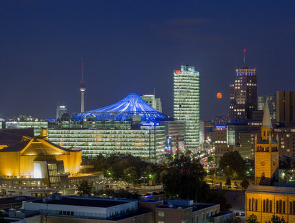 Philharmonie Berlin mit Potsdamer Platz