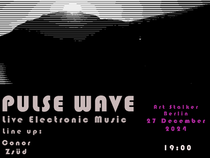 KEY VISUAL Pulse Wave: Live Electronic Music Night