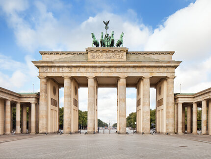 Brandenburg Gate, in Berlin, Germany