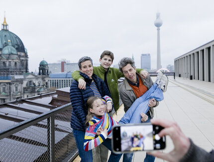 Family at the Humboldt Forum Berlin