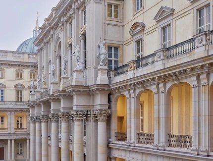 Humboldt Forum Berlin, north facade of the Schlüterhof Humboldt Forum Berlin, north facade of the Schlüterhof