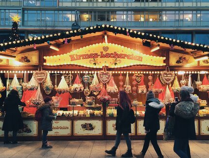 Christmas market in the centre of Berlin