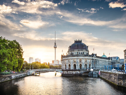 Spree Vista de la Isla de los Museos de Berlín