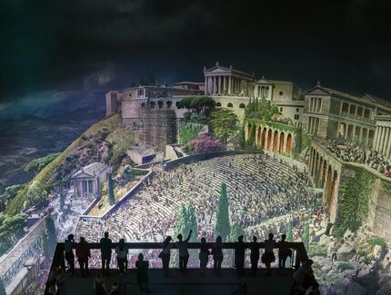 Pergamon.panorama exposición de Yadegar Asisi en Berlín
