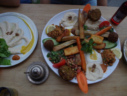 Cocina siria en Yarok en Torstraße Berlín