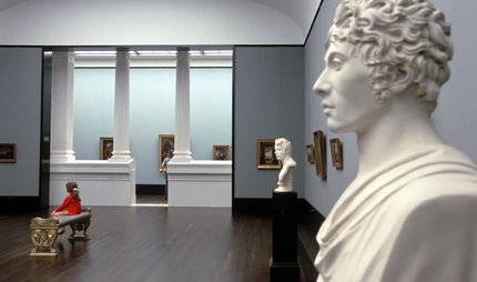 Old National Gallery: Karl-Friedrich-Schinkel-Saal Old National Gallery in Berlin: Karl-Friedrich-Schinkel-Saal