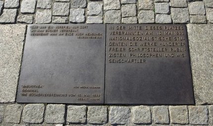 Information panel Bebelplatz Information panel Bebelplatz