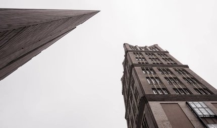 Borsigturm, Berlin's first high-rise Facade detail of the Borsigturm in Berlin Tegel