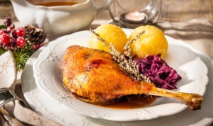 Festive roast goose Festive roast goose