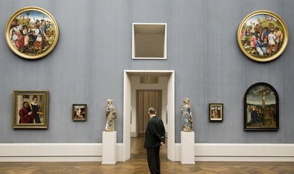 Inside the Gemäldegalerie Gemäldegalerie at Kulturforum in Berlin